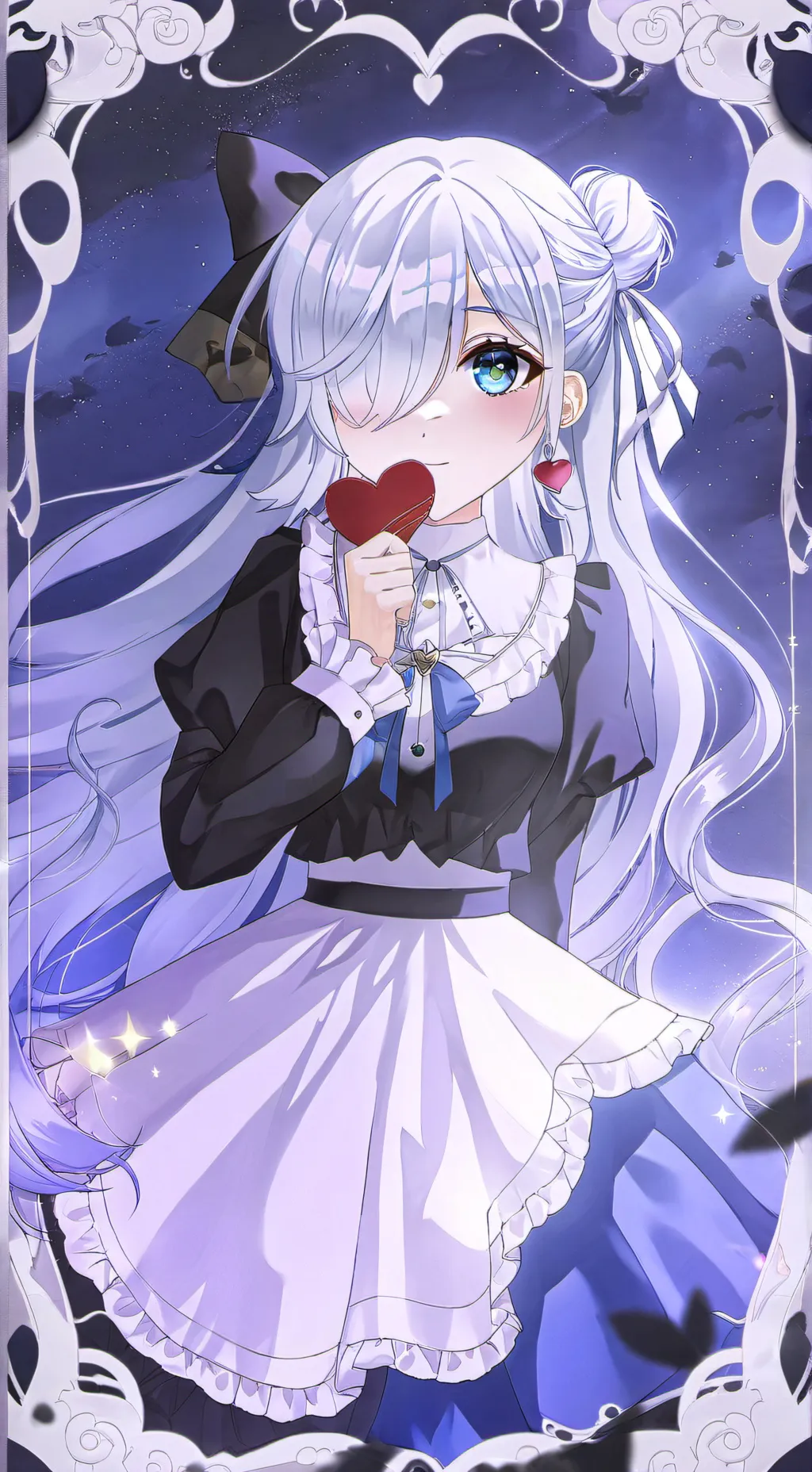 ai character: The love note❦ background