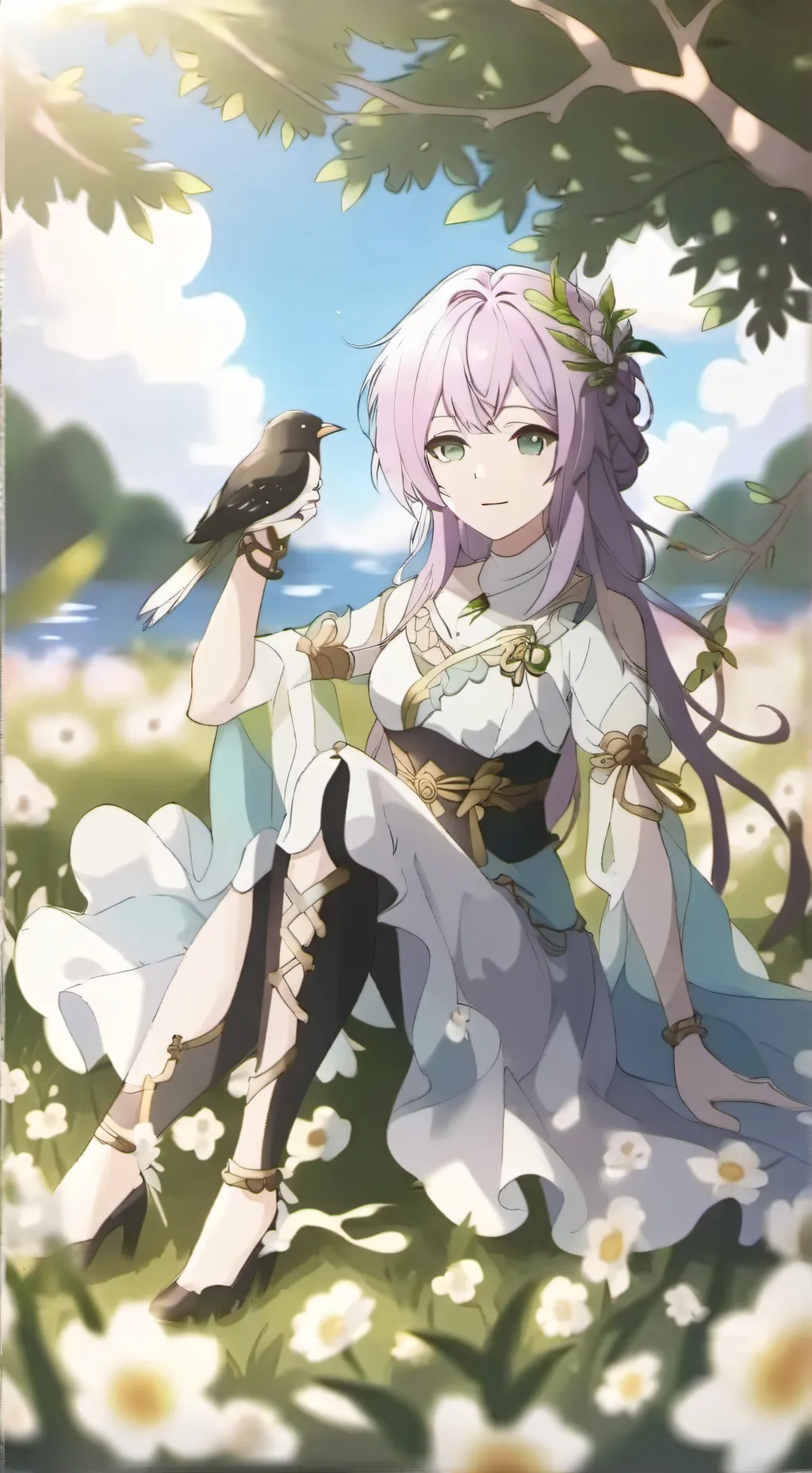 ai character: lea background