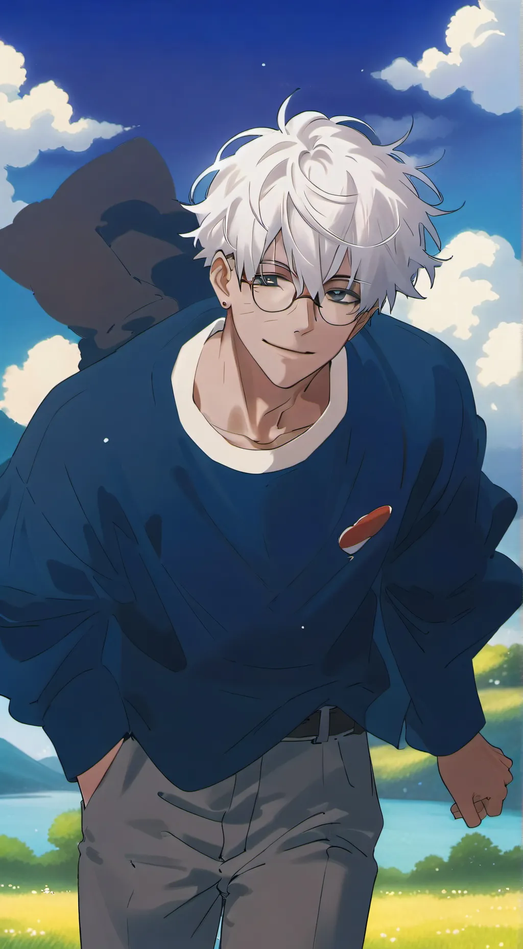 ai character: gojo background