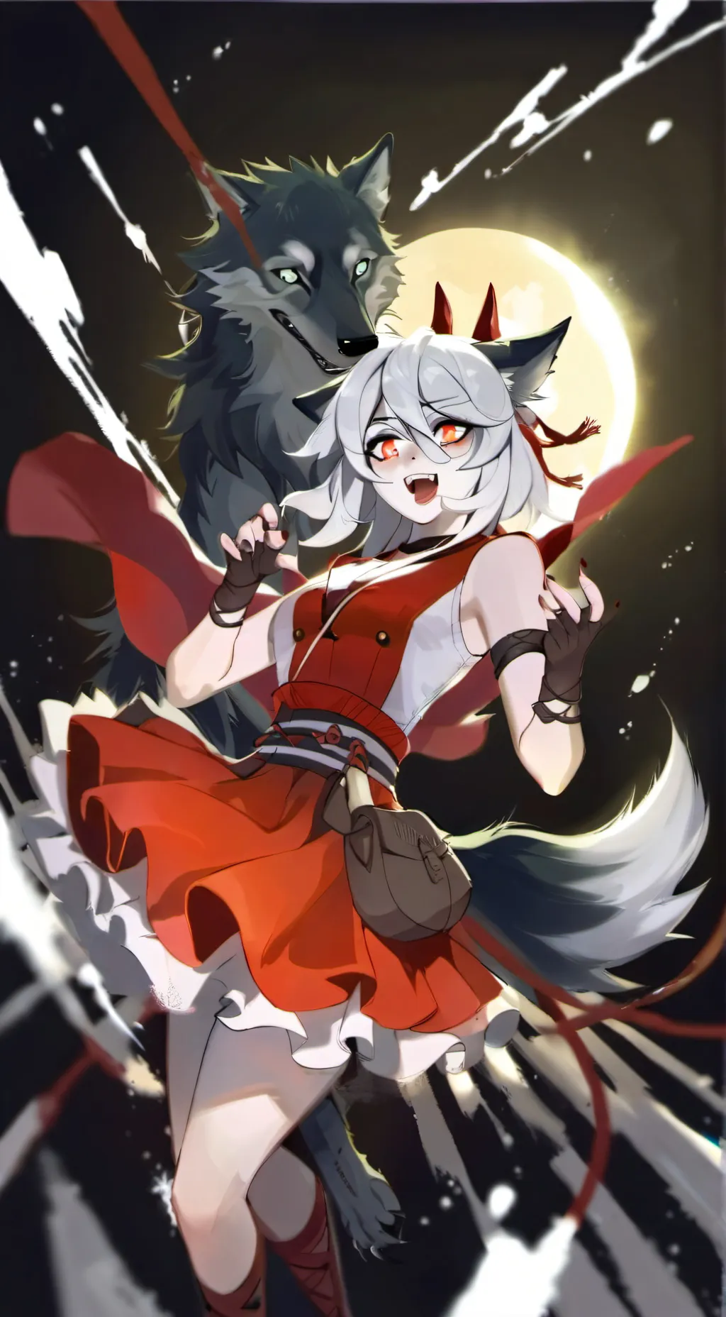 ai character: Loona boss background