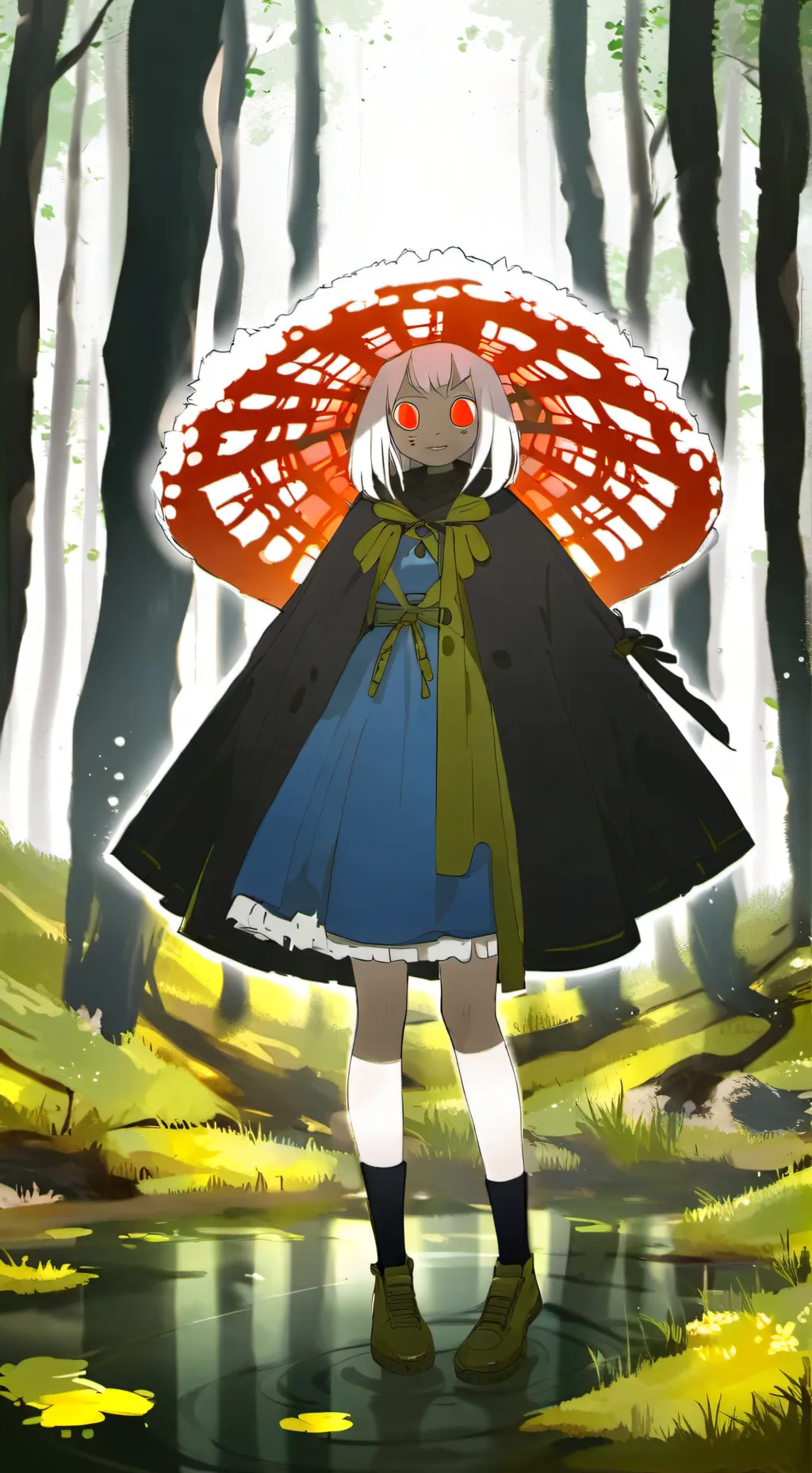 ai character: Poppy (P) background