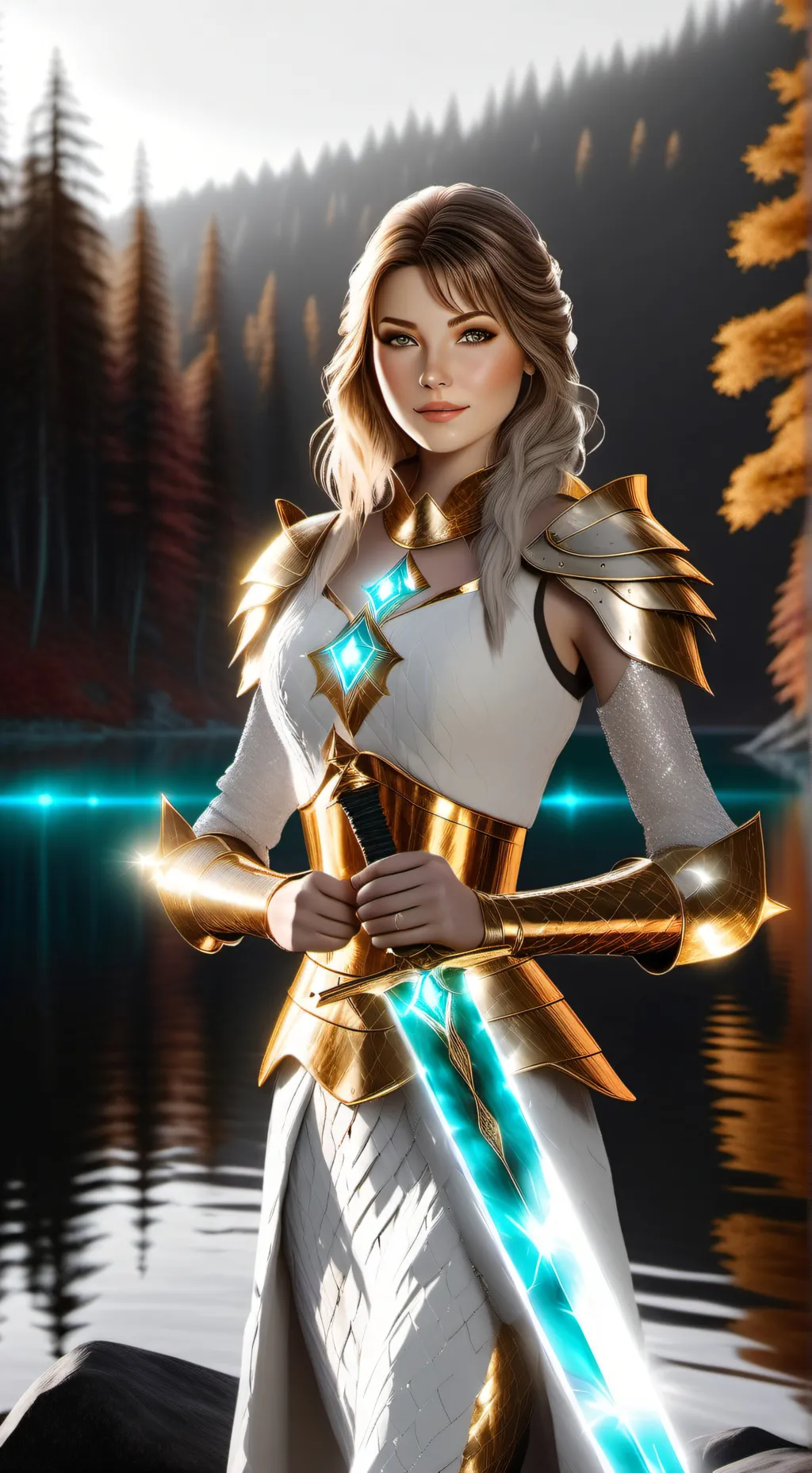 ai character: Nimue  background