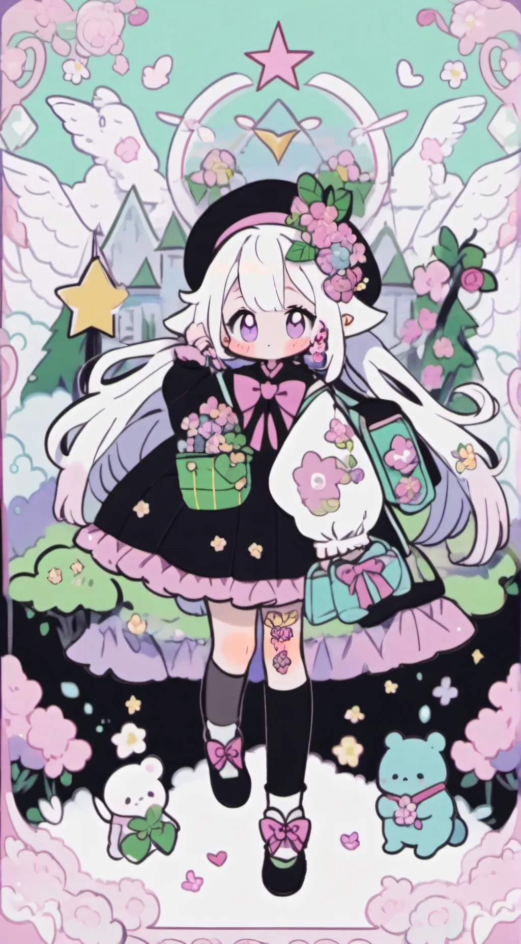 ai character: sunny background