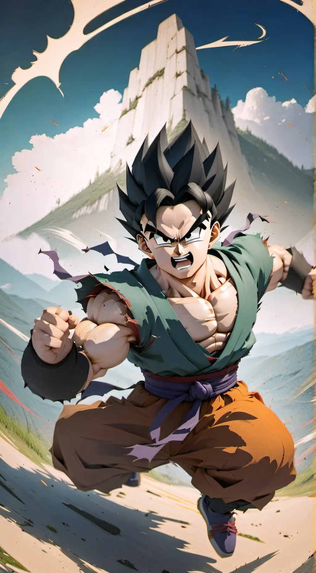 ai character: Gohan background
