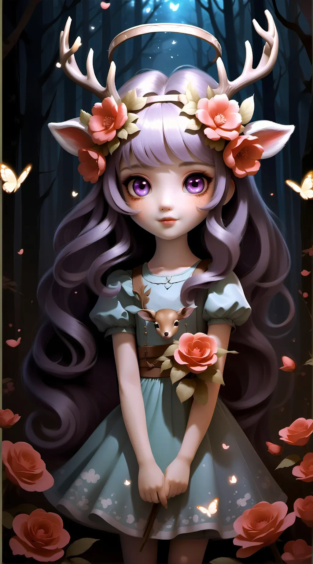 ai character: Emily hit yn hh background