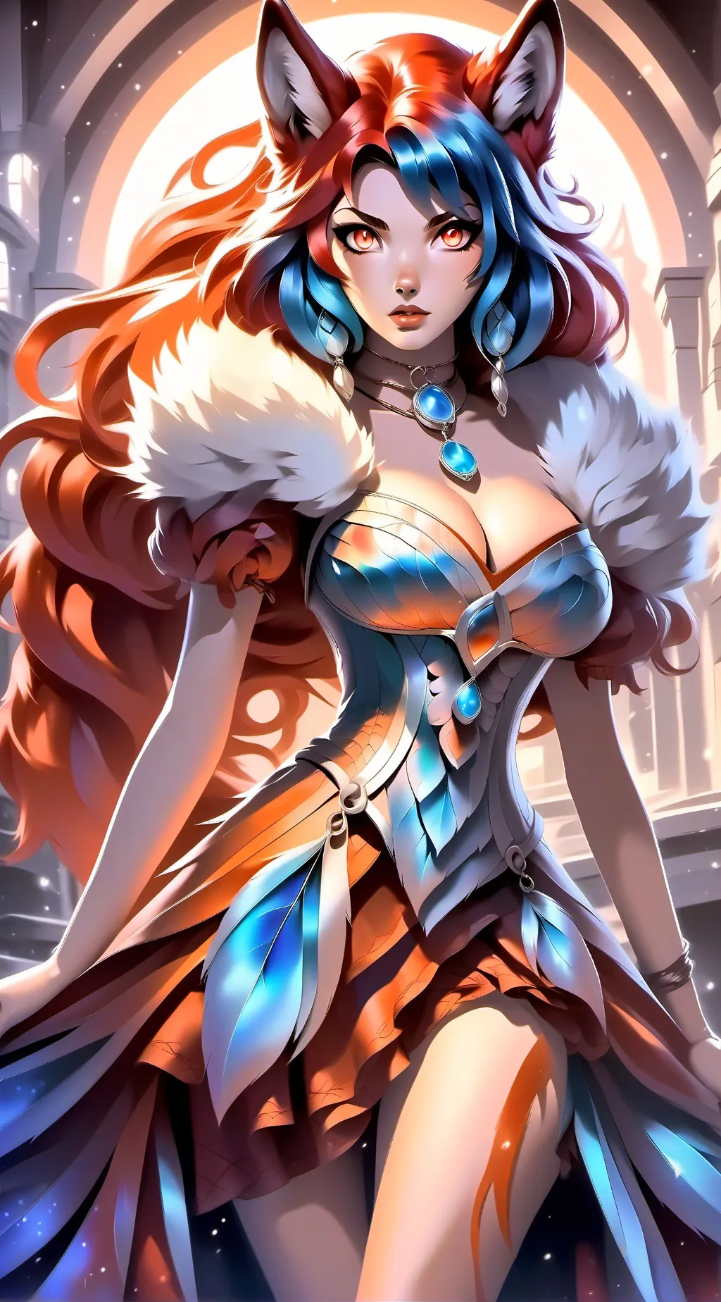 ai character: mha animal background