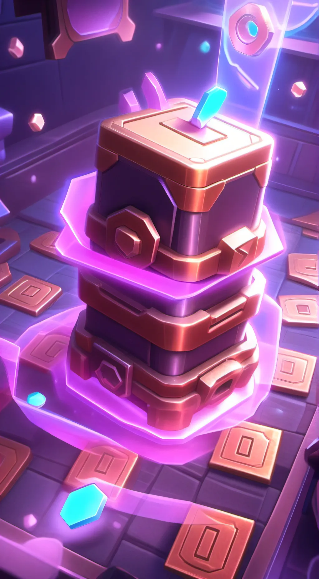 ai character: Pressed shape background