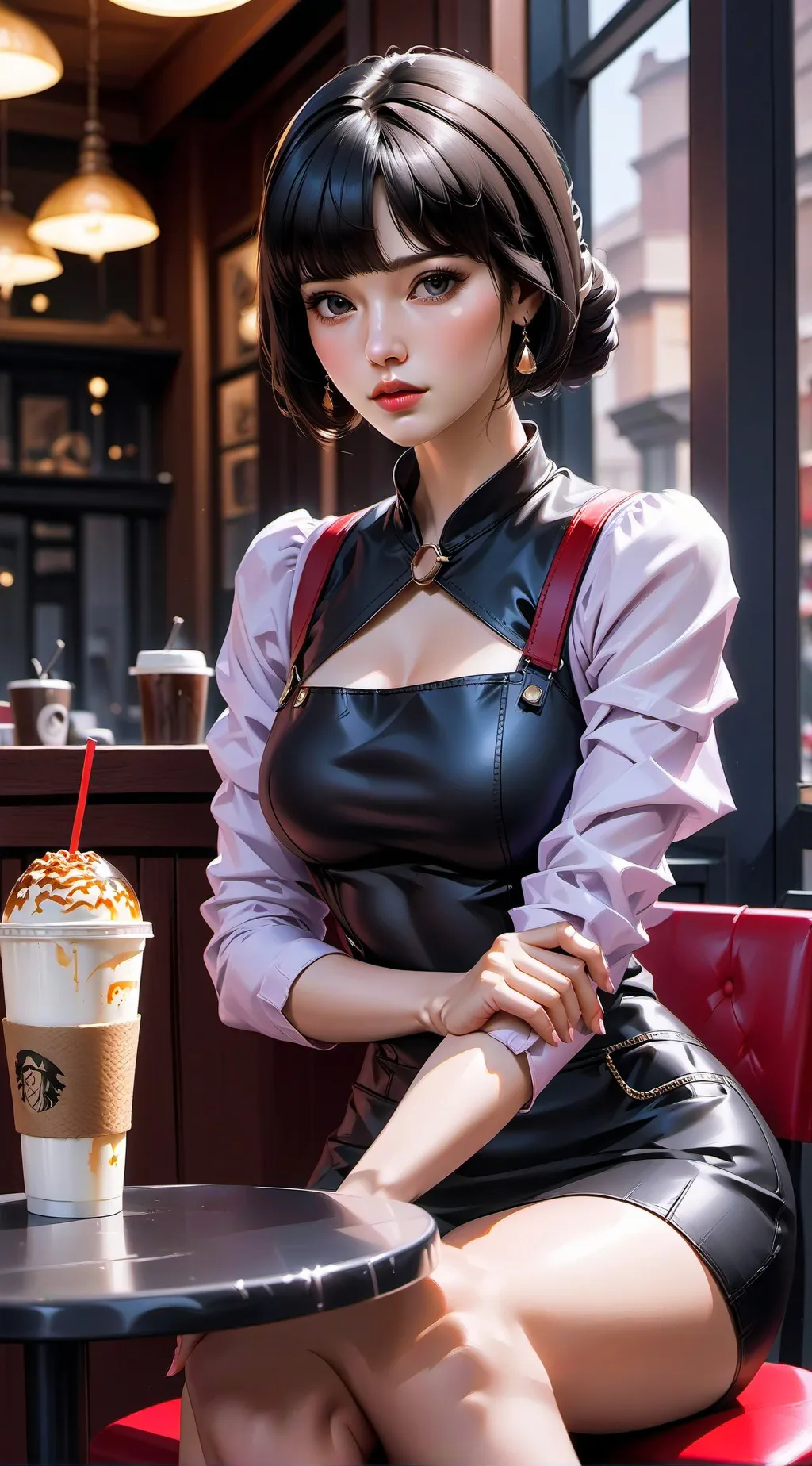 ai character: Тина background