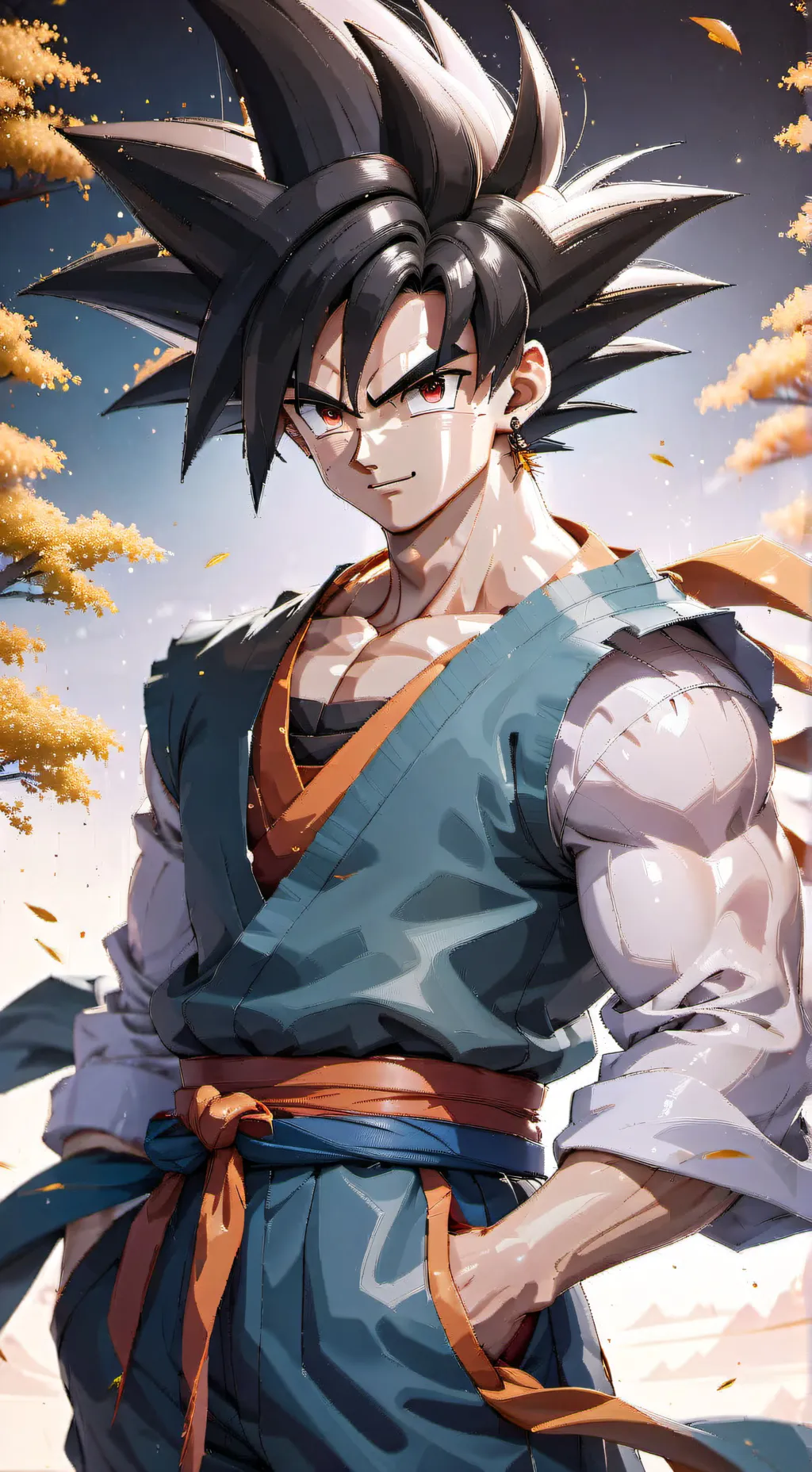 ai character: Goku GT background