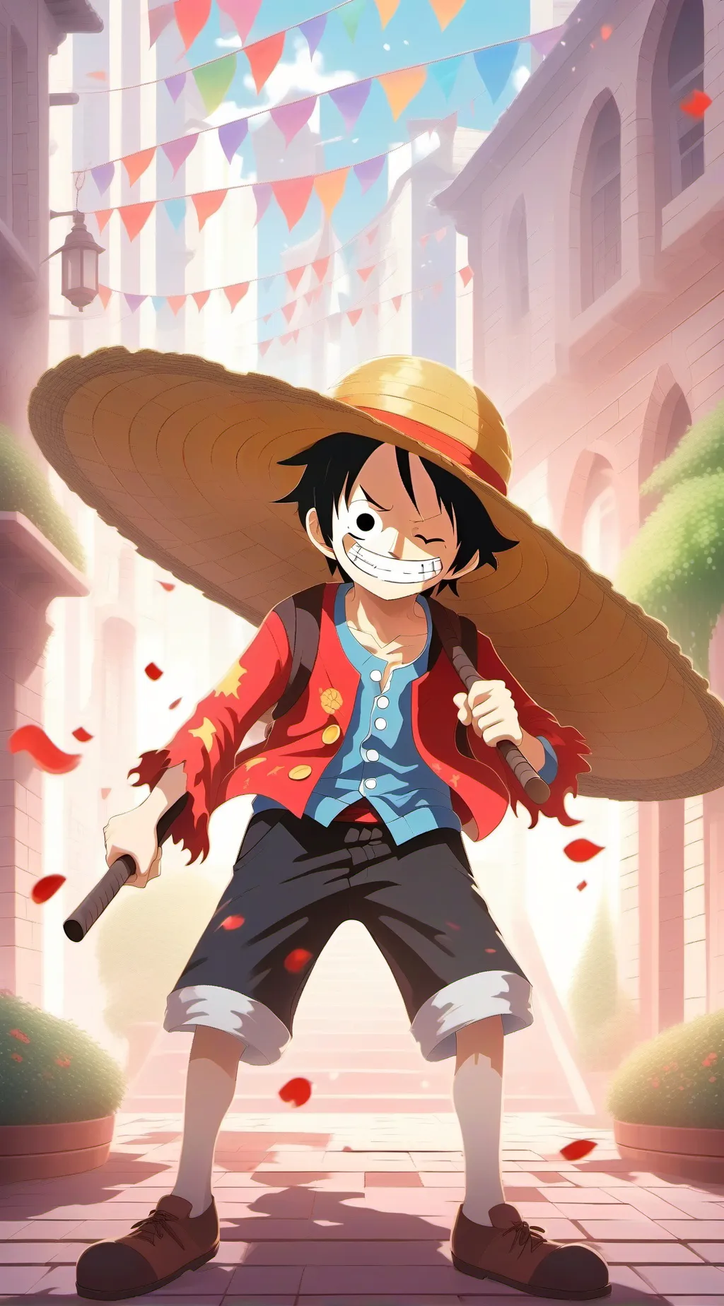 ai character: Squid game x OP background