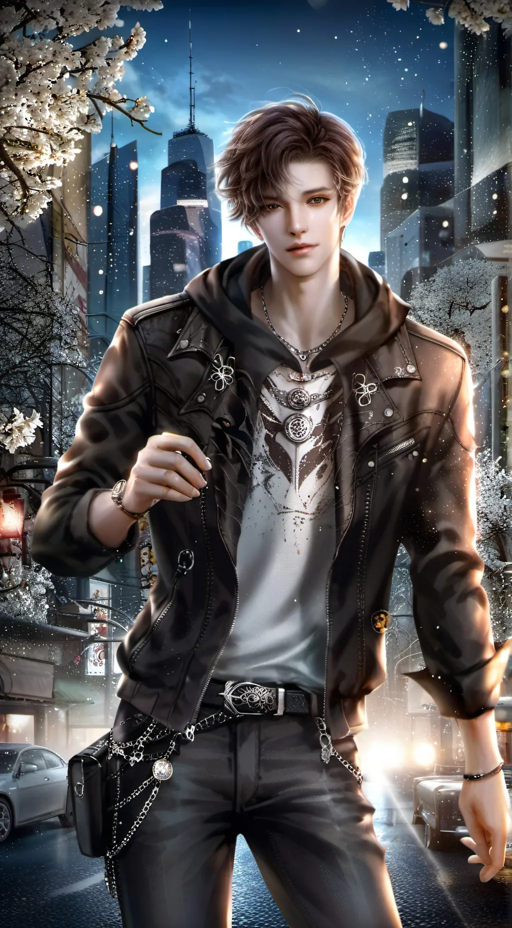 ai character: Asher  background