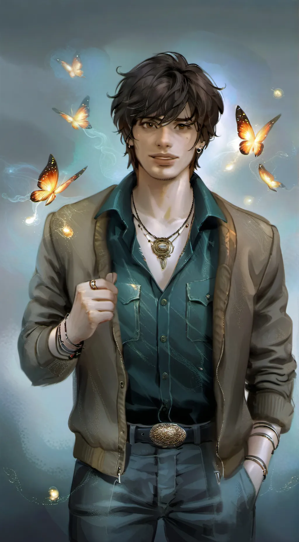 ai character: Nicolas Smith background