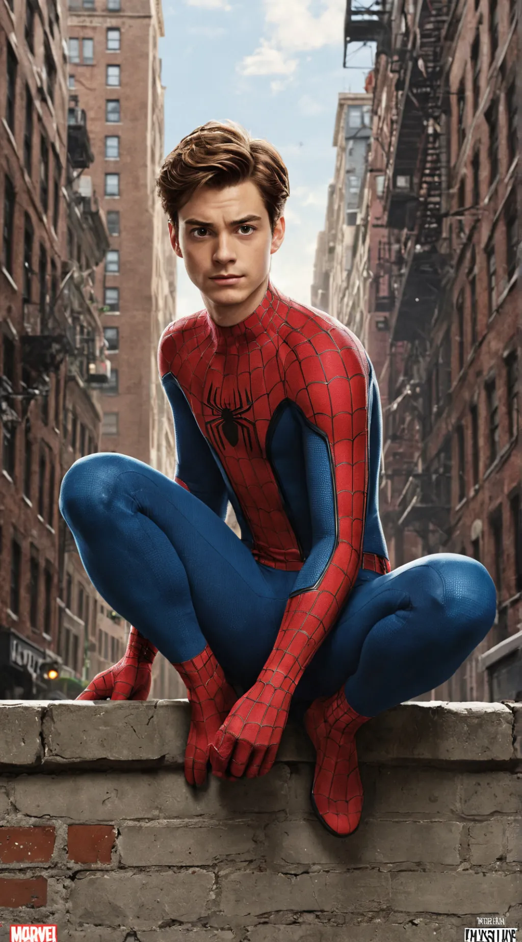 ai character: Peter Parker  background