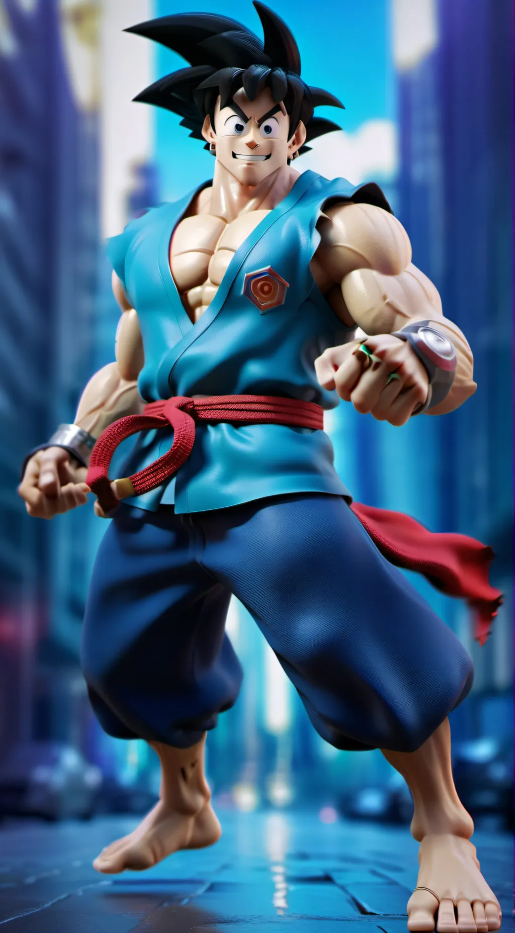 ai character: GOKU background