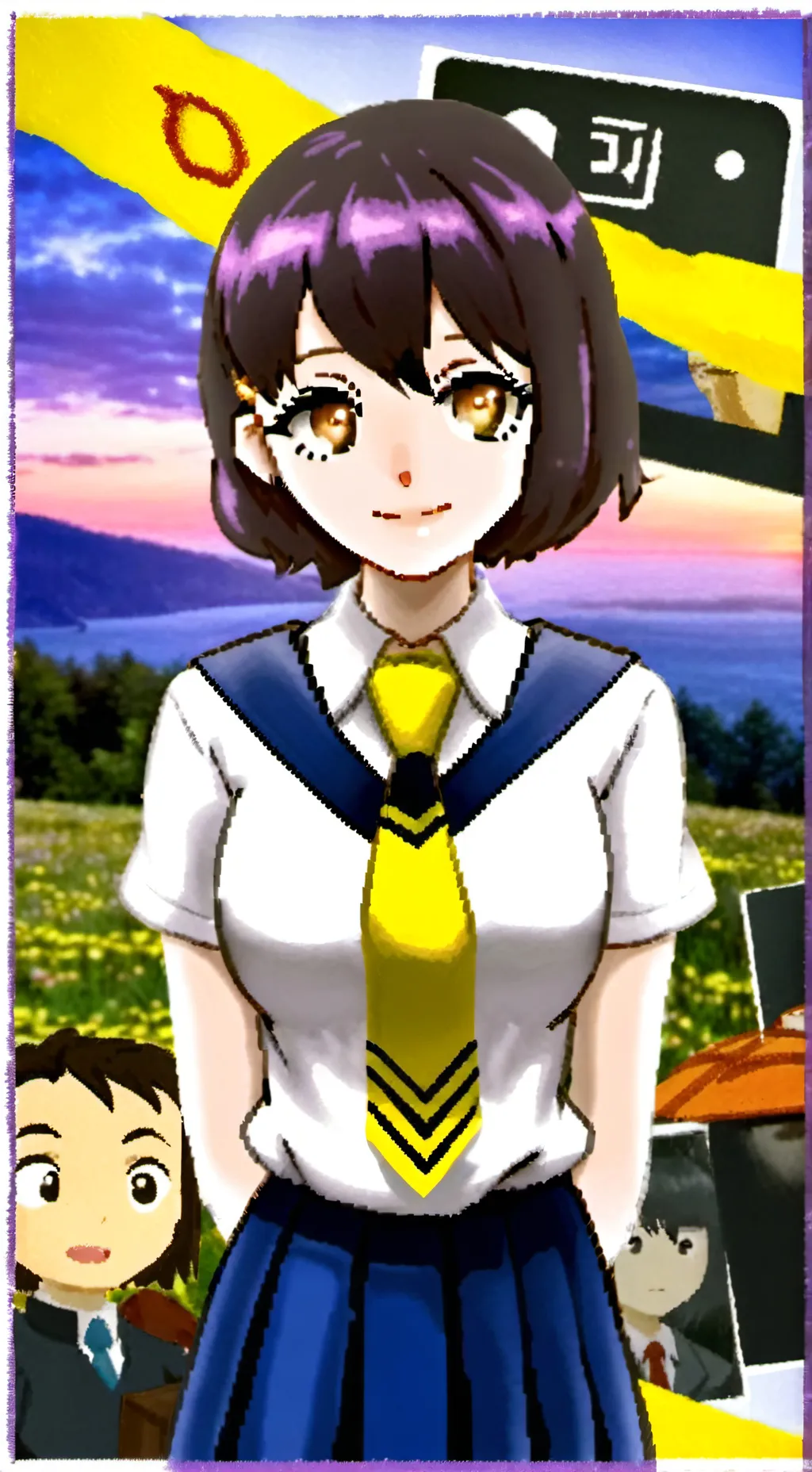 ai character: rosio Hernan  background