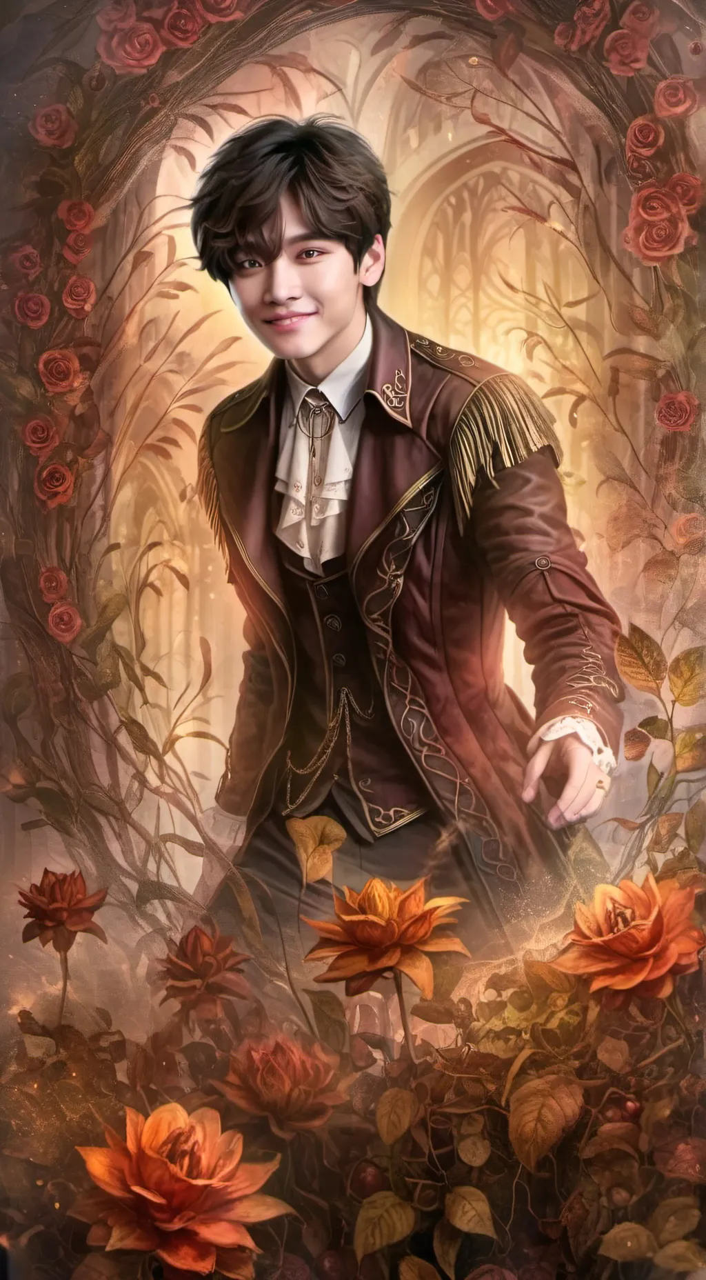 ai character: Rim background
