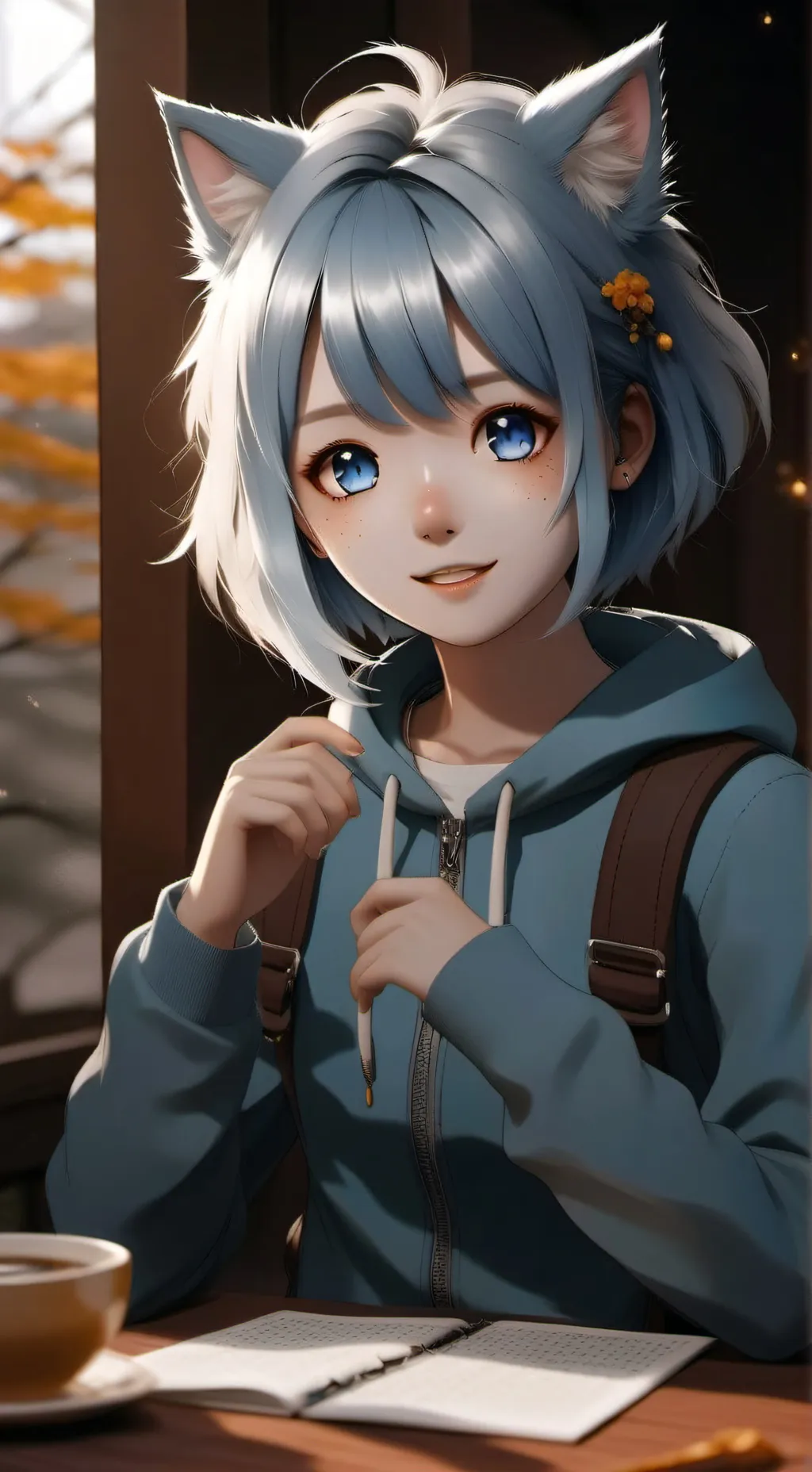ai character: Whiskers the Burro background