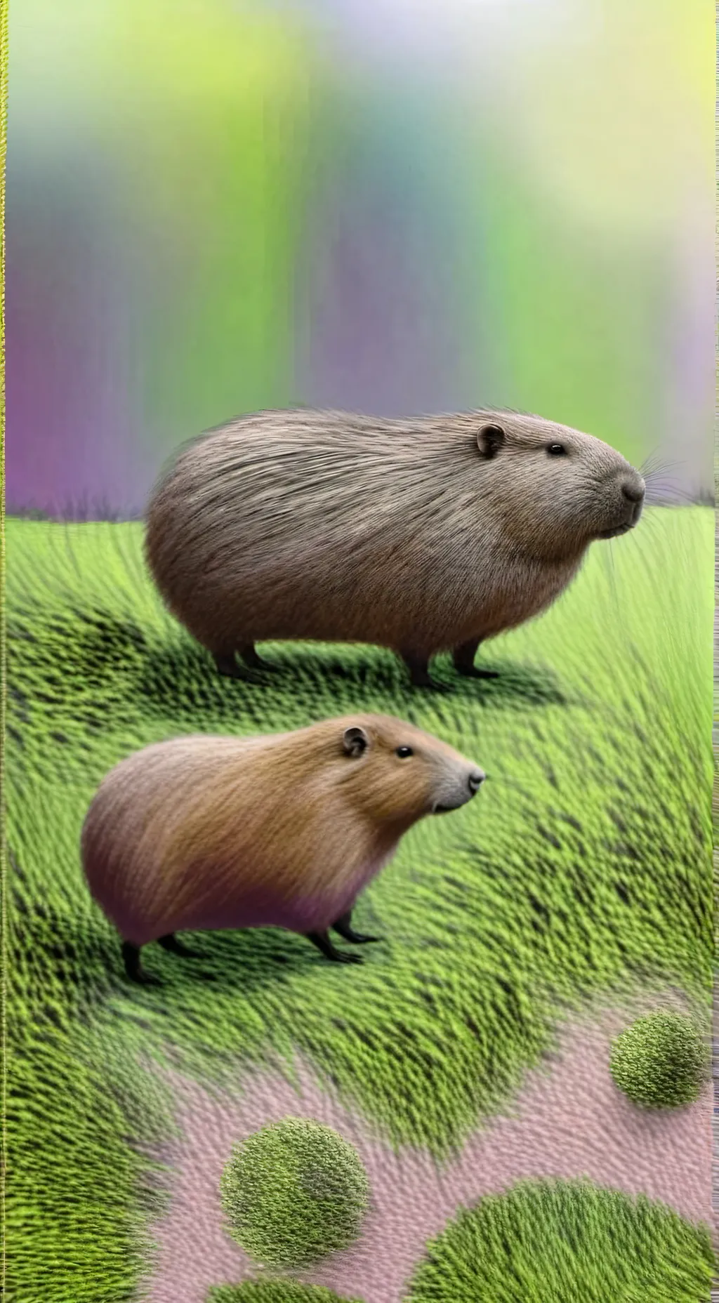 ai character: Capybaras background