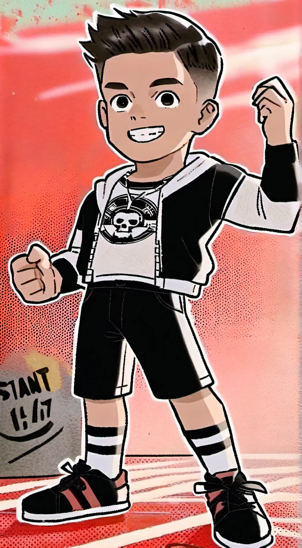 ai character: Austin background