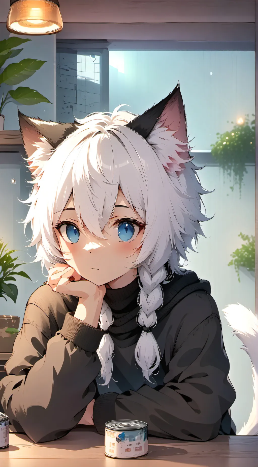 ai character: Stripy Blue-Eyed F background