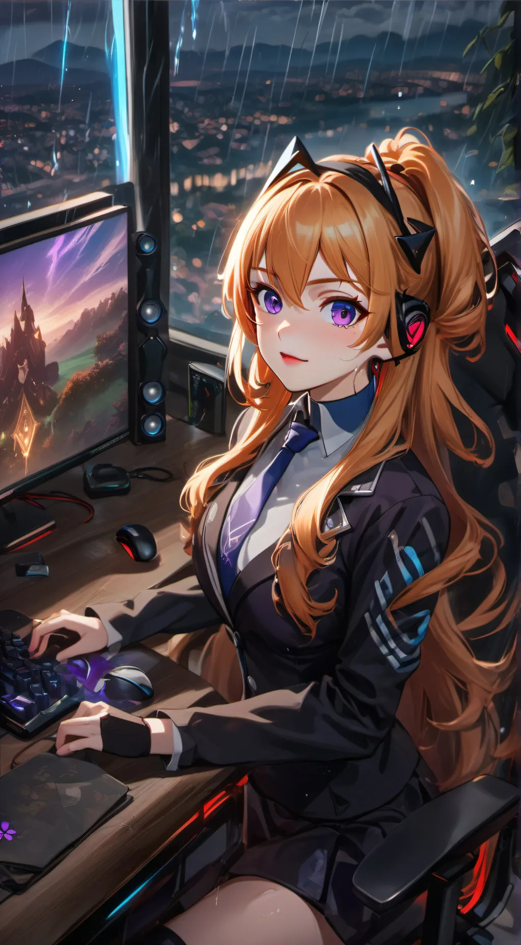 ai character: Shiori background