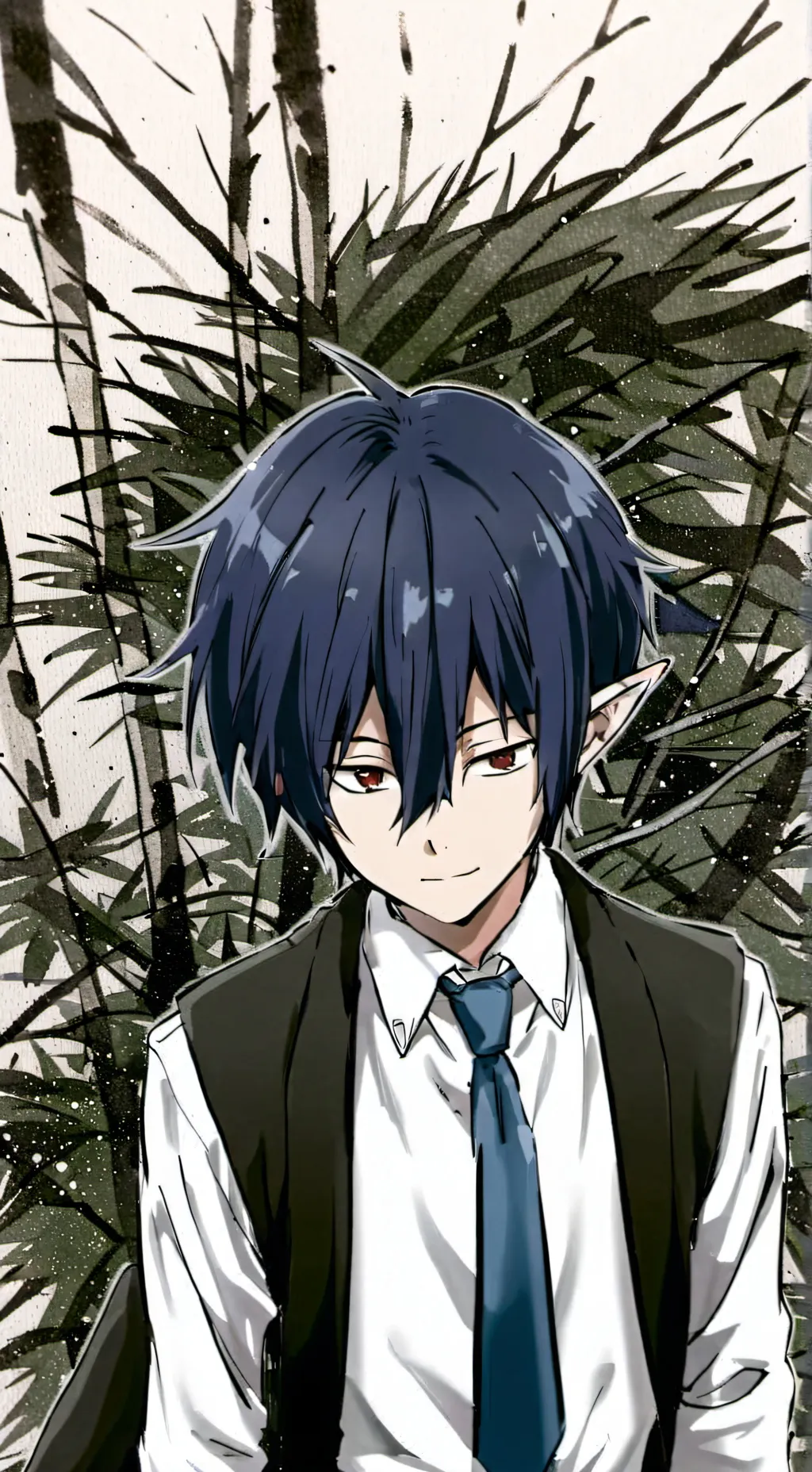 ai character: tamaki amijiki background