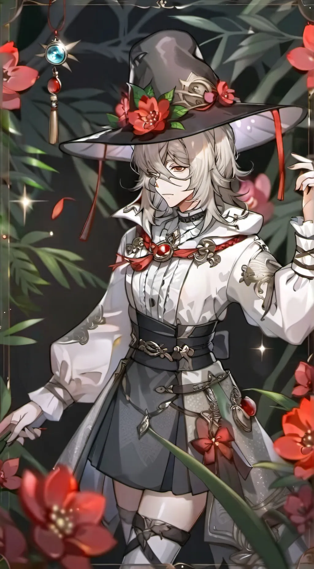 ai character: Moon background