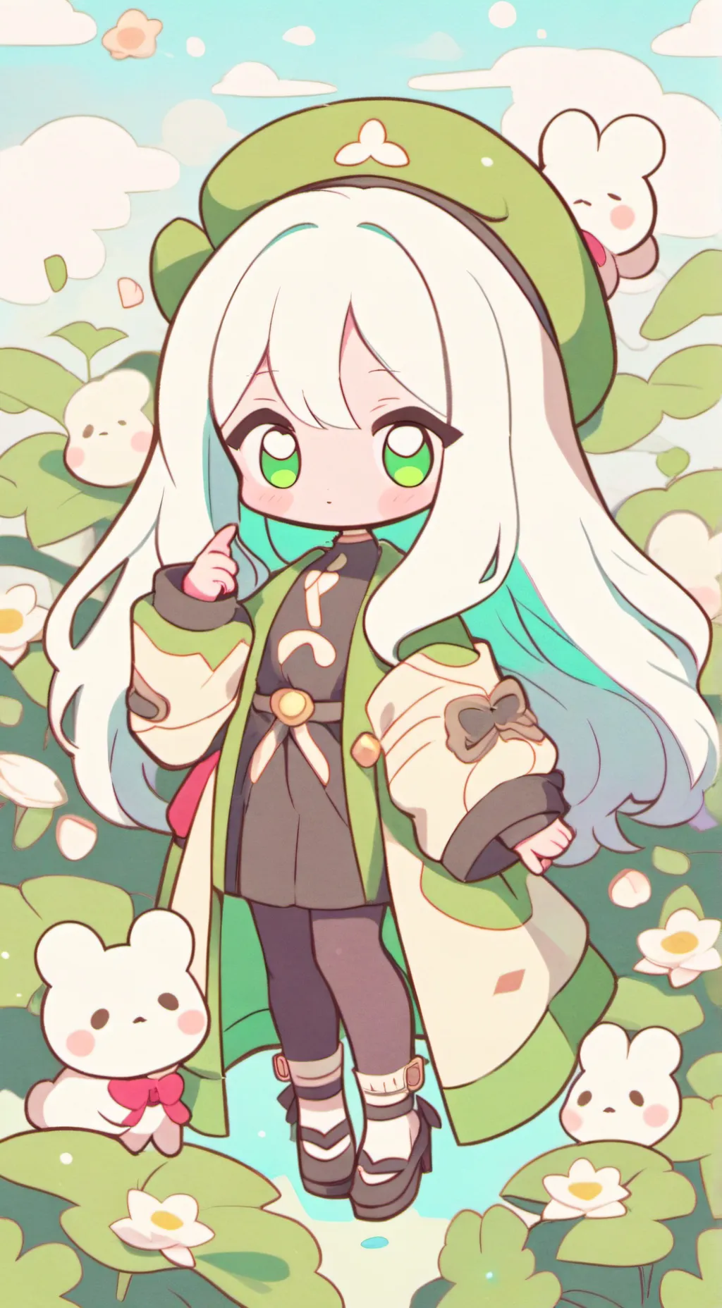 ai character: lily background