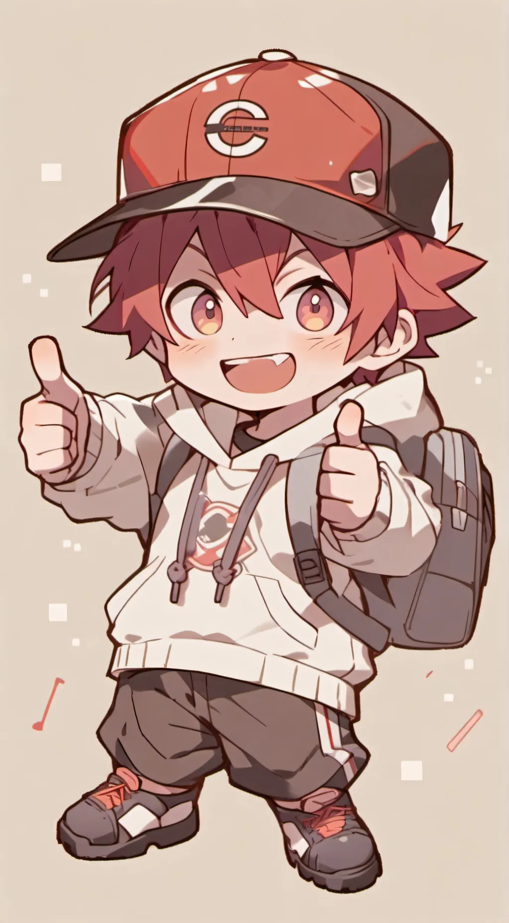 ai character: Kirishima kid background