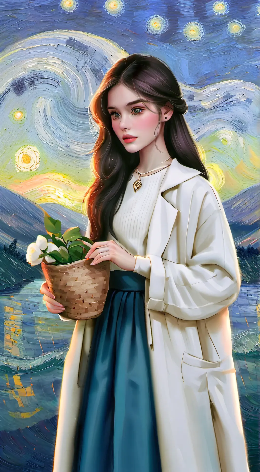 ai character: Gia background