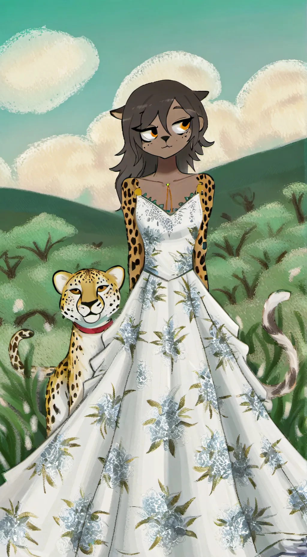 ai character: =×Maxxine×= background