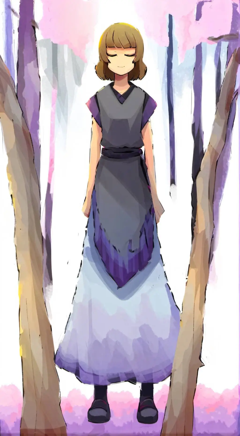 ai character: фриск background