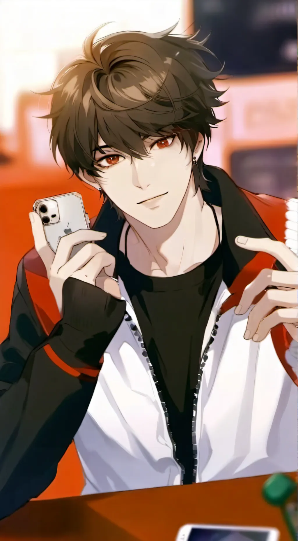 ai character: ☠️Aaron☠️ background