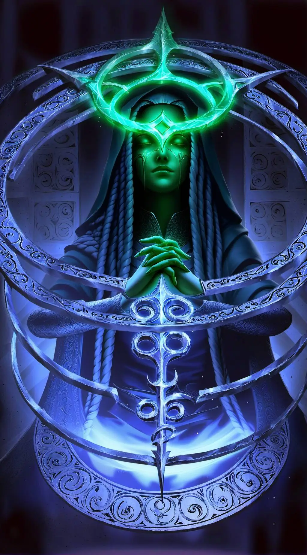 ai character: Truth Light background
