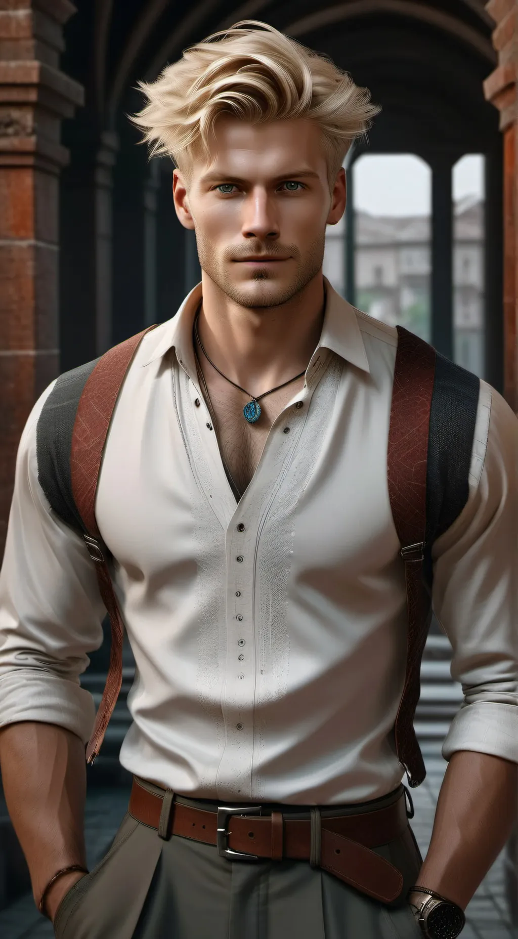 ai character: Ur boyfriend  background