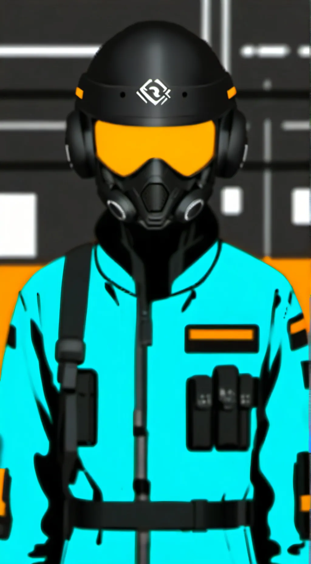 ai character: London prime  background