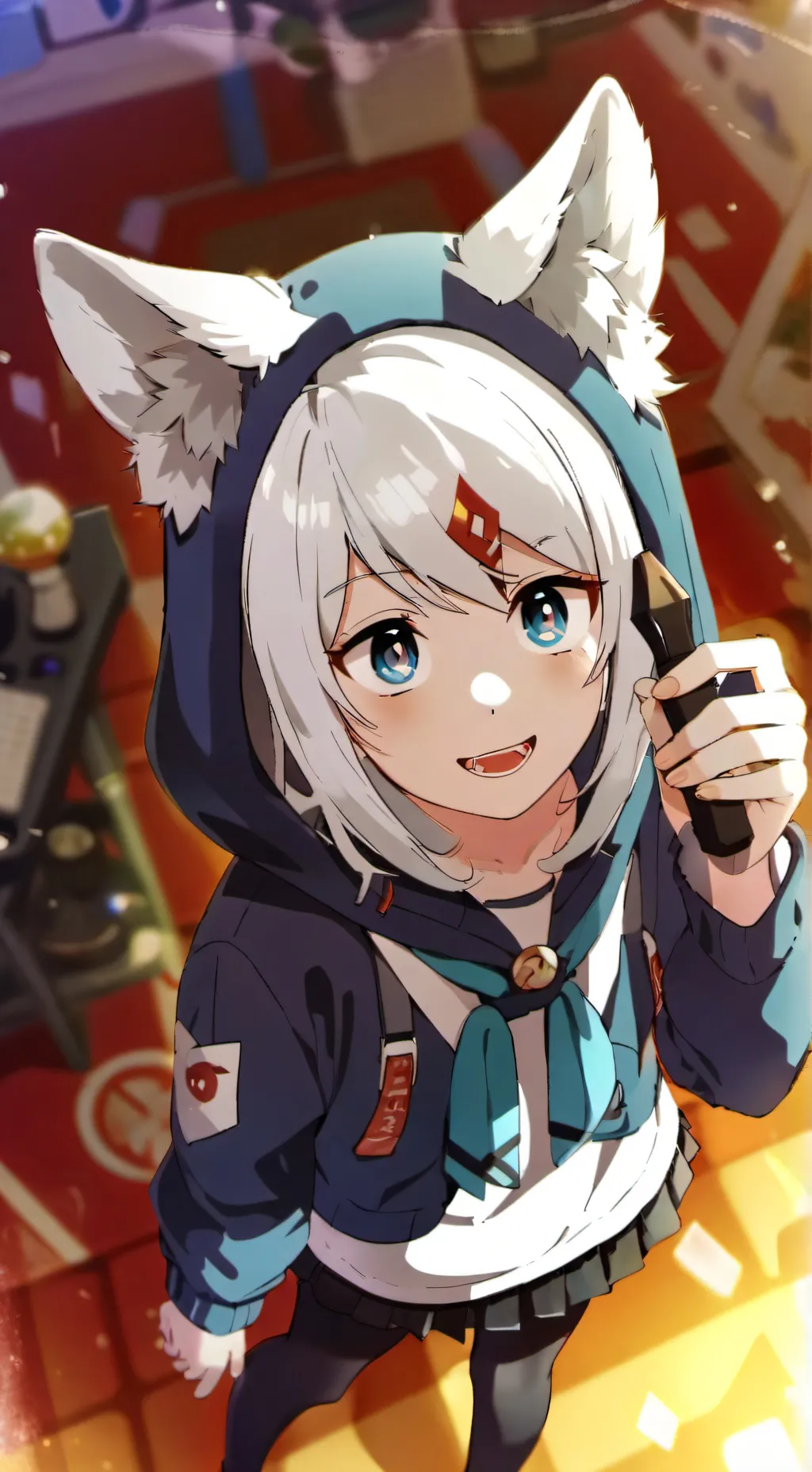 ai character: shortskioshik background