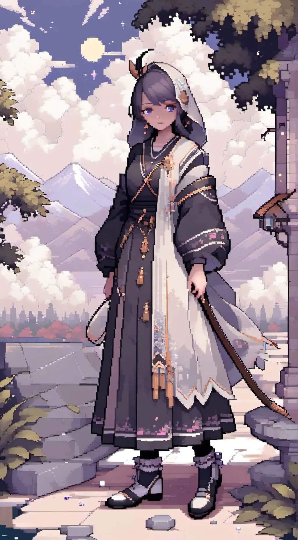 ai character: Season 6 scene  background