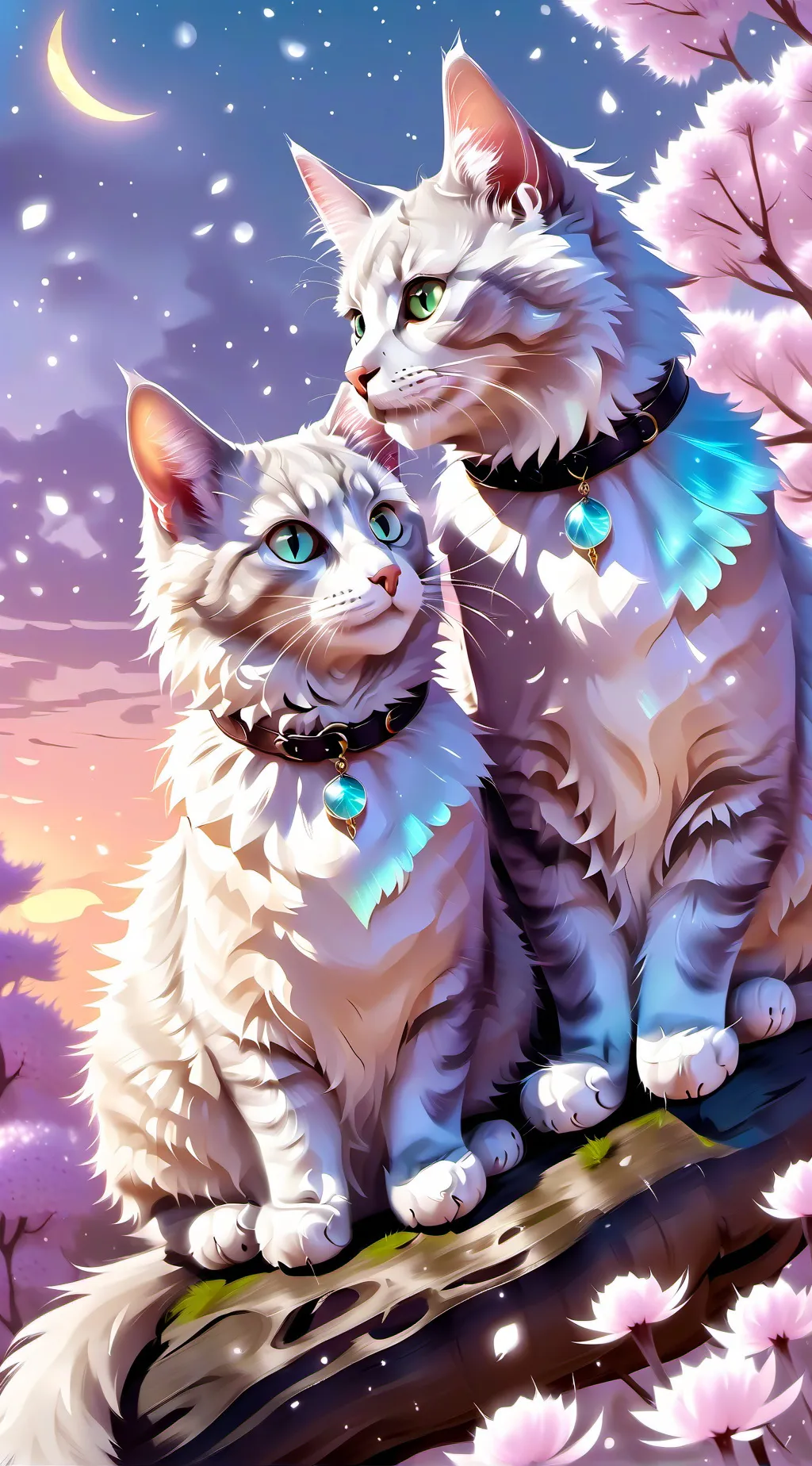 ai character: Lily and Bloom background