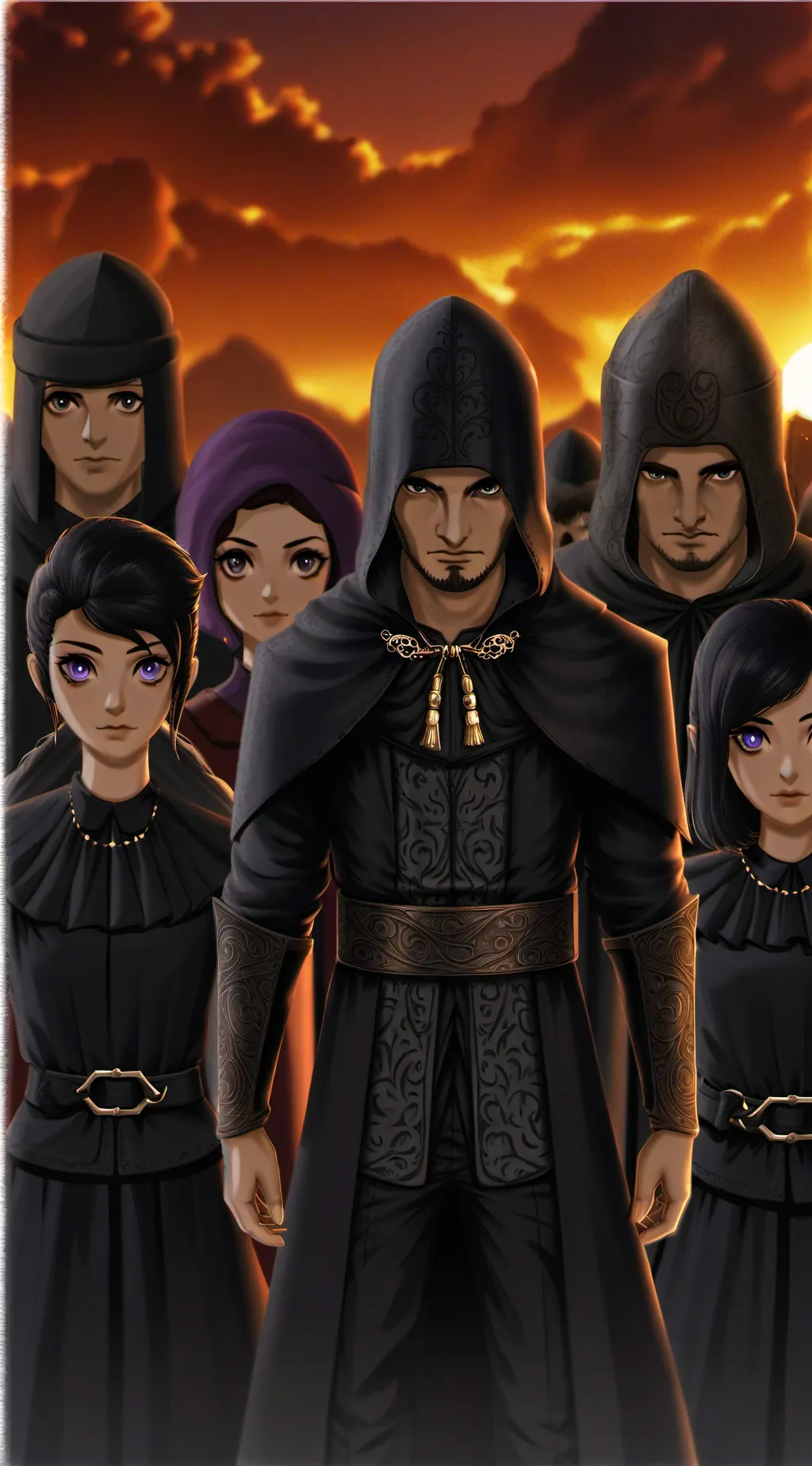 ai character: squid game background