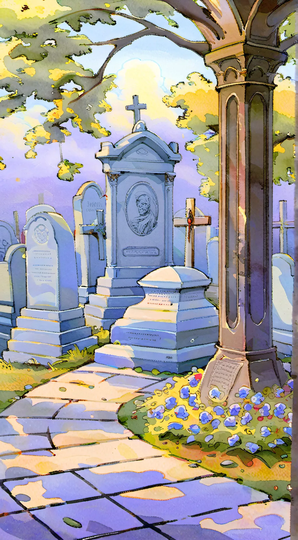 ai character: sad simon story background