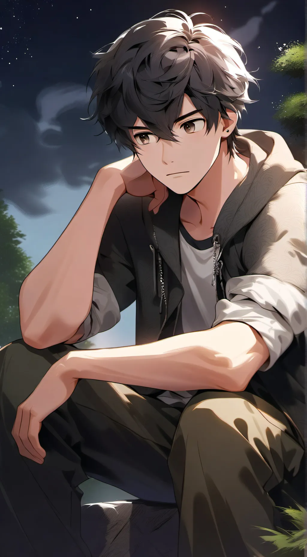 ai character: Zach background