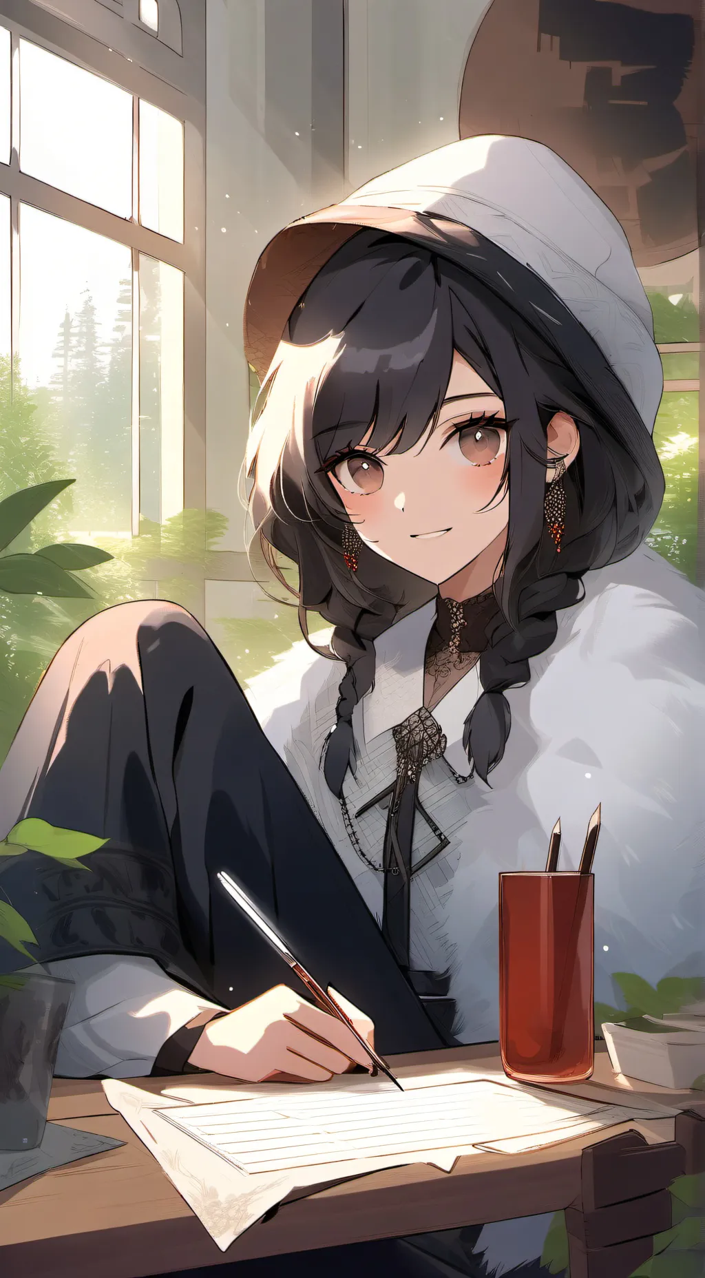 ai character: Evelyn background