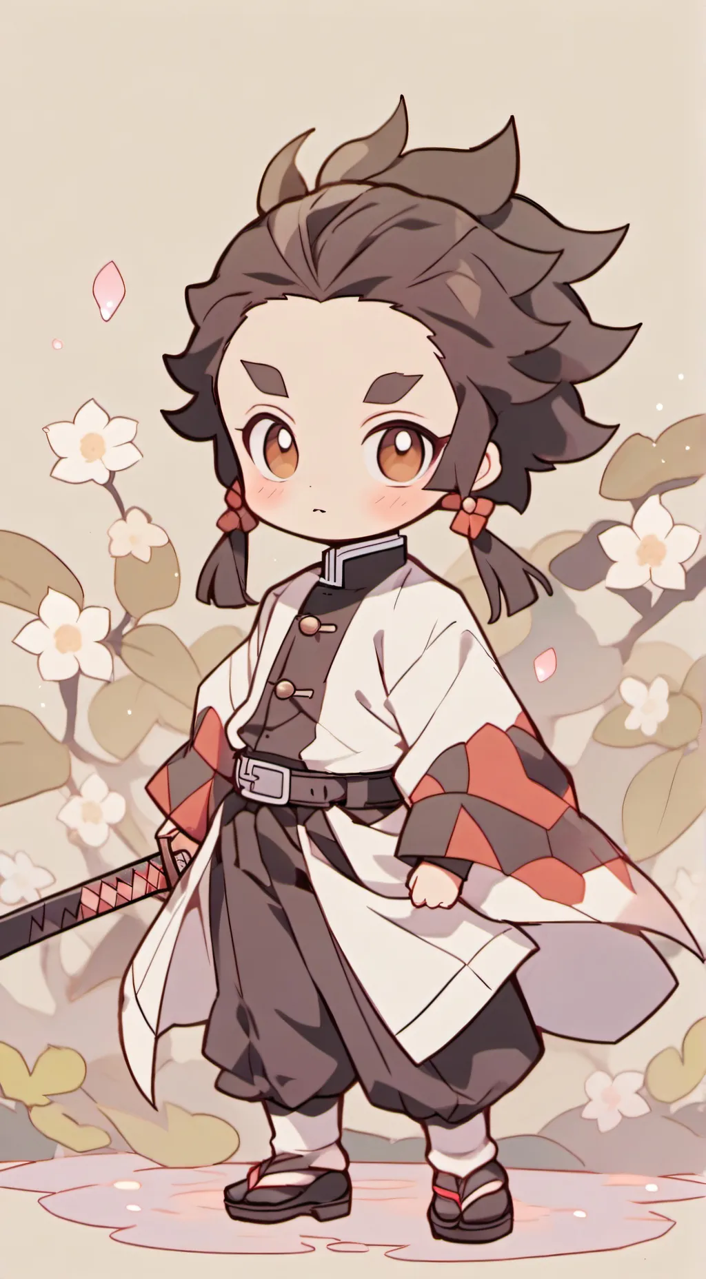 ai character: kny missing haori background
