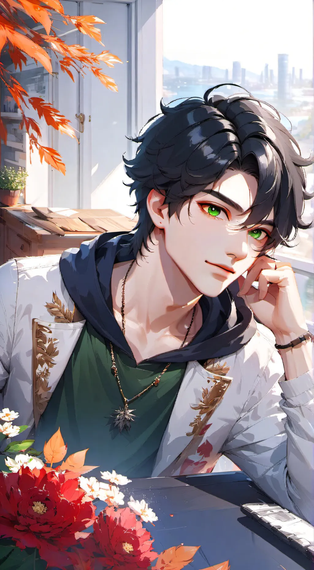 ai character: Troy background