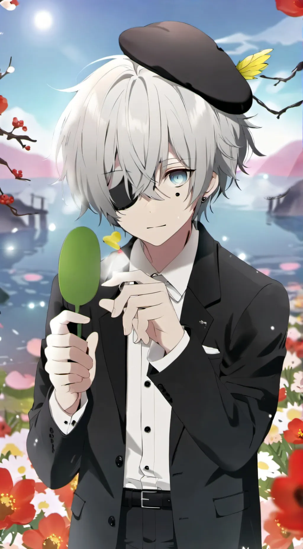 ai character: esqueleto  background