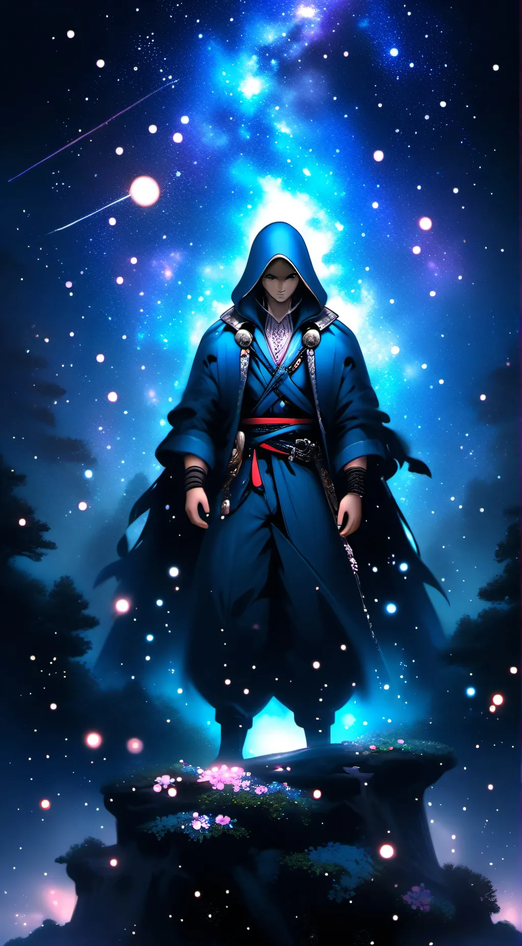 ai character: SBG × JJK background