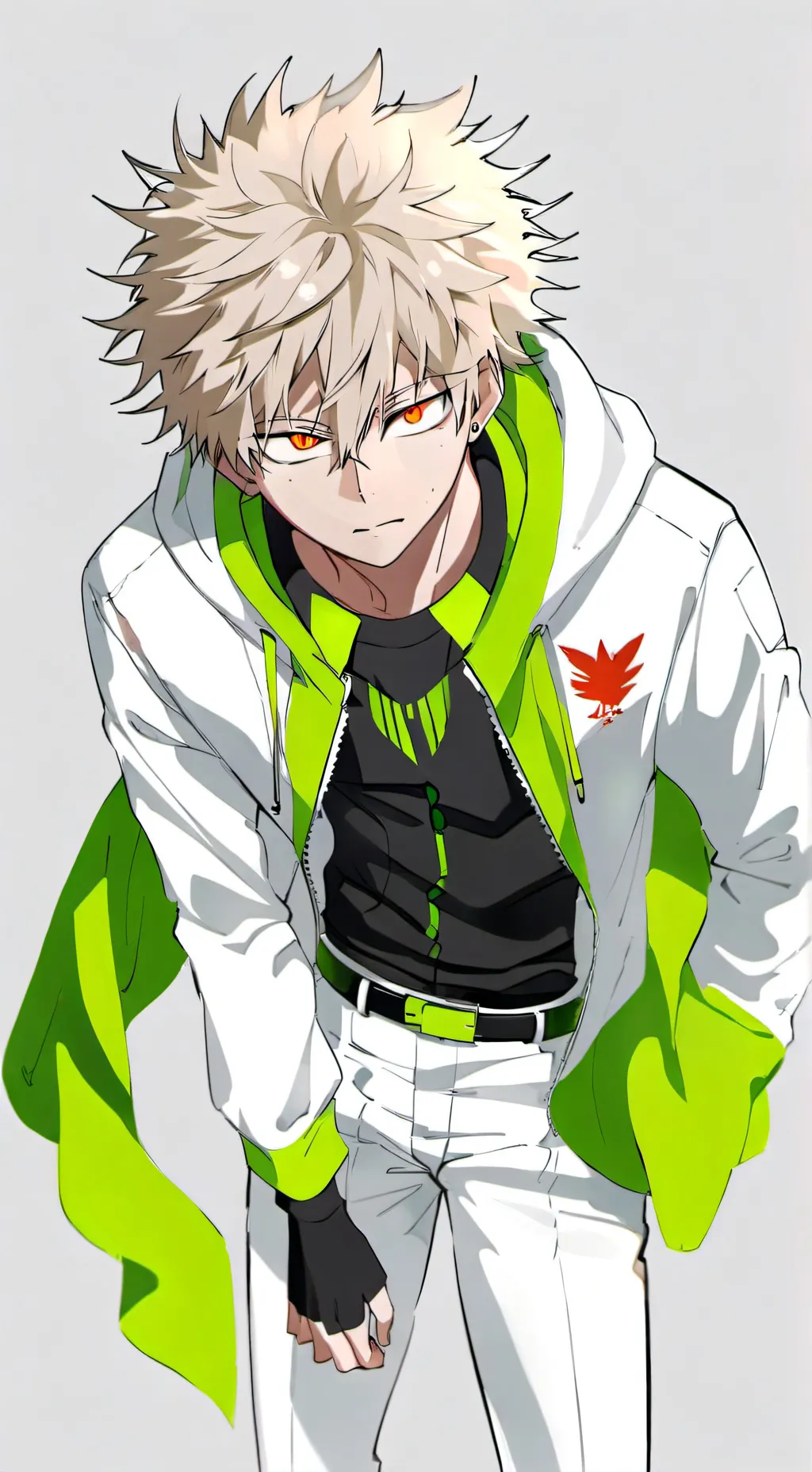 ai character: Katsuki Bakugo background