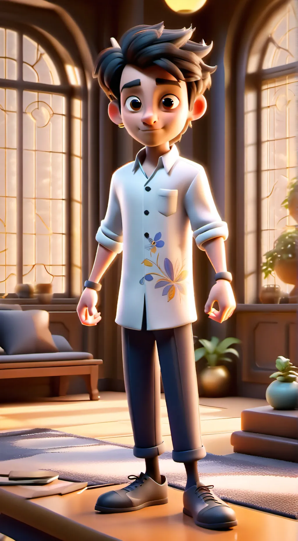 ai character: group chat background
