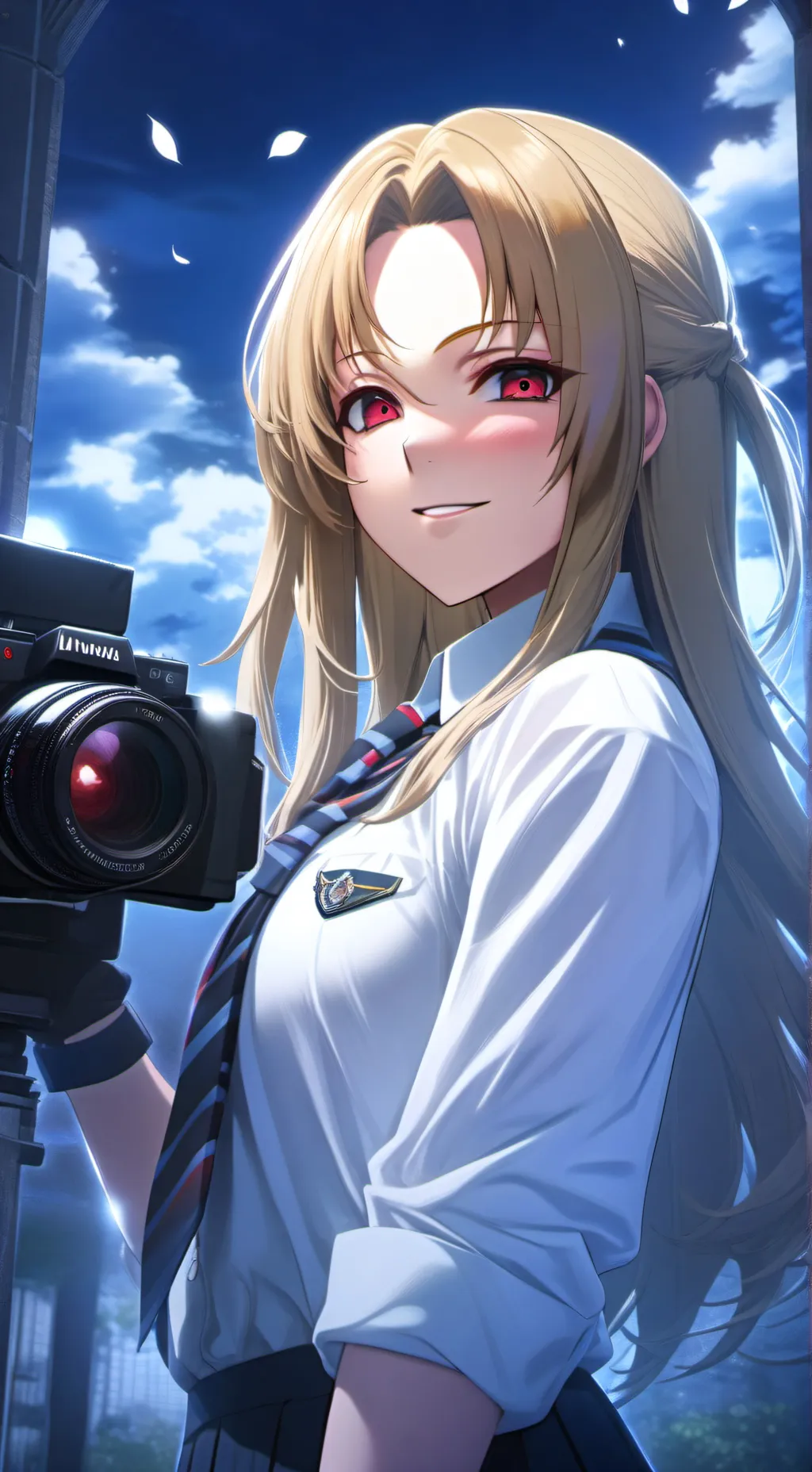 ai character: Luna background